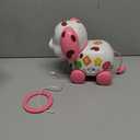 Musical Puppy Toys for 1 Year Old Girl Gifts, 1st Birthday Gril Gift, Bilingual Baby Toy 6-12-18 Months, Learning Toy for 1 Year Old Boy Present with Sound Light (Pink)