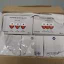 Patelai Set of 6 Clear Glasses 13.5 oz Water Goblet Glass Stemmed Water Glasses for Juice Beer Tea Milk Cold Beverages Drinks Dishwasher Safe