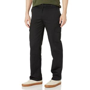 Dickies Men's Straight Cargo Pant (32W x 30L, Black)