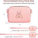 Gifts for Girls Easter Basket Stuffers 3 4 5 6 7 8 9 10 11 12 13 Year Old, Teens Kids Daughter Sister Gifts for Her, Crossbody Bags Fanny Pack Belt Bag for Girls Teen Cute Stuff Trendy (Pink, A)