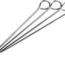 Chef Craft Premium BBQ Skewers, 9 inch 4 piece set, Stainless Steel