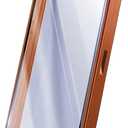 UV-Resistant Magnetic Metal Slab Case for 35pt PSA, BGS, CGC Graded Cards. High Alumina Glass, Multi-Point Magnetic Lock, Durable Metal Frame, Stackable Design, Orange