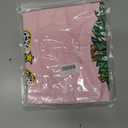 Christmas Shirts for Women Christmas Tree T-Shirt Merry Xmas Graphic Tee Tops (Pink, S)