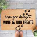 Funny Coir Welcome Mat - 30 x 18 inch, Non-Slip Outdoor Coir Doormat with PVC Back