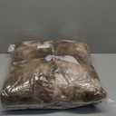 Touchat Luxury 1000GSM Faux Rabbit Fur Throw Blanket, Super Heavy Warm Cozy Brown Blankets for Couch Bed Sofa, Ruched Plush Fuzzy Elegant Soft Reversible Mink Blanket for Living Room Bedroom (Throw-50"x60", Tie-dye Brown)