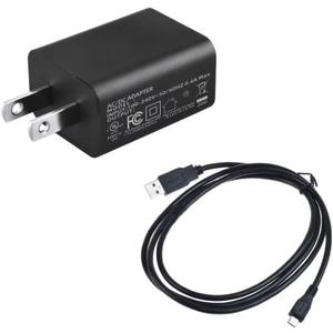 5V AC Adapter + USB Charging Cable Cord Compatible with Bauer 20181F-B 20181FB 4V 1500mAh Lithium Li-ion Battery Cordless Staple Gun Stapler 57241 Model WJ-Y05051000LU Power Supply Charger