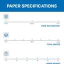 Hammermill Colored Paper, 20 lb Cream Printer Paper, 8.5 x 11-1 Ream (500 Sheets) - Made in the USA, Pastel Paper, 168030R