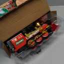 OleFun Christmas Train Set, Electric Train Toys with Water Steam, Sounds & Lights, Model Train Set for Under The Xmas Tree, Railway Kit Gifts for 3, 4, 5, 6, 7, 8+ Year Old Boy & Girl