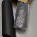 LCGP 2.5 Inch Inlet Exhaust Tip, 2.5" Inlet x 4" Outlet x 18" Overall Length Weld On Universal Stainless Steel Black Diesel Exhaust Tailpipe 2 Pcs