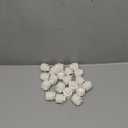20Pack 1 Inch PVC Pipe End Cap - Male Threaded Plug Adaptor, Cleanout Plug Fitting for Water Line