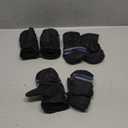 SATINIOR 3 Pairs Kids Winter Snow Mittens Waterproof Ski Mittens Windproof Unisex Gloves for Children Outdoor Activities (7 - 12 Years, Black)