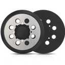 2 Pack 5" 8 Hole Hook & Loop Replacement Orbital Sander Metal Pad Compatible with DeWalt DWE6421 6421K DWE6423 6423K DCW210B Random Orbital Sander Part DWE64233 & N329079 (4 Screw Holes)