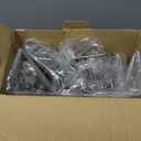 Zenna Home Shower Caddy Hanging Over the Shower Door Organizer, Stainless Steel Rack with 2 Shelves and Built in Hooks, Bathroom Organizer Shelf for Inside Shower, Chrome