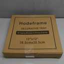 Wooden Serving Tray: 12in Brown Round Wood Butler Decorative Tray Candle Holder Trays Centerpiece Farmhouse Ottoman Tray for Decor Countertop Home Decor Accessories for Coffee Table