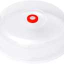 KINGZHUO 9 Inch Microwave Cover - BPA Free Food Protective Plate & Splatter Guard