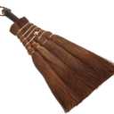 Hemoton 1pc Mini Broom Tool for Household Cleaning Natural Palm Broom Desk Cleaning Brush Light Brown Compact and Portable for Home and Office Use