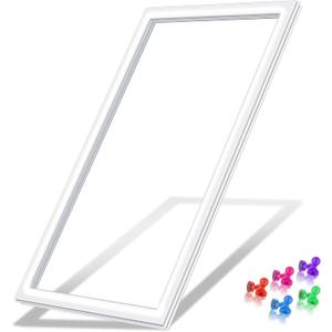 Upgraded W10443313 Refrigerator Door Seal Compatible with Whirlpool Refrigerator Door Gasket White WRB322DMBM00 WRB322DMBB00 Upright Refrigerator Door Seal W10571964 W10189272 Door Seal 31.1"x39.57"