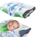 Derila Cervical Queen Size Pillow for Sleeping - Support Pillow for Side, Back, Stomach Sleepers - Contour Best Bed Pillows for Sleeping