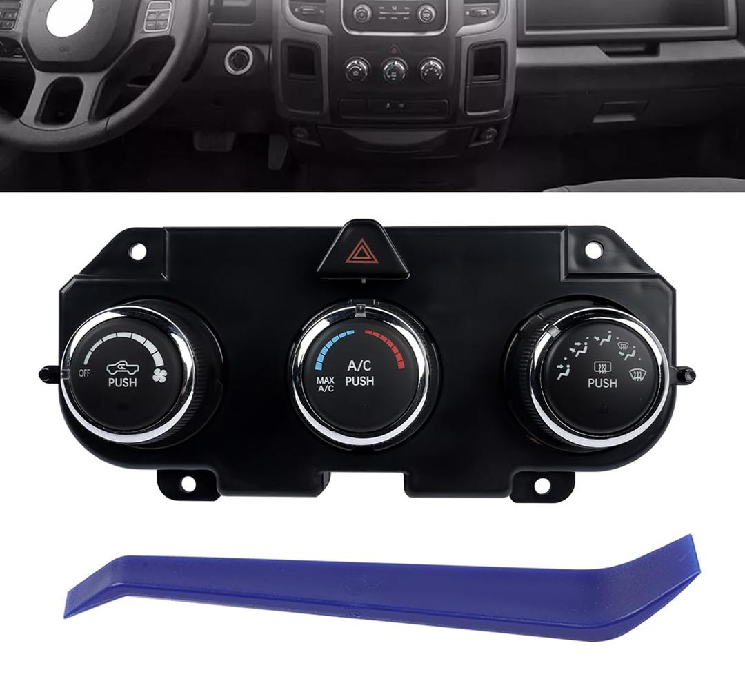 AC Heater Climate Control Unit P68268189AA 68268189AA Replacement for 2013-2018 Dodge RAM 2500 2013 RAM 1500 3500 68105021AC, 68105021AD, 68105021AE, 68105021AF, 68226600AA