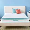 Linenspa 10 Inch Hybrid Mattress, Medium, Bed in a Box, Twin Size
