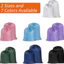 Polecasa Extra Heavy Duty Large Laundry Bag with Sturdy Handles and Drawstring Closure, 28 x 36 inches Durable Storage Bags for Basket, Hamper, College, Dorm, Travel, Navy