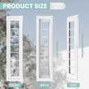 Vinyl Transom Household Fixed Window 12" x 42" White