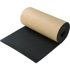 Sponge Neoprene with Adhesive Foam Rubber Sheet, 1/2" T x 12" W X 54" L, 4.5 Sqft for Weatherproofing,Gasket Seals, Crafts,Soundproof Padding, Vibration Dampening, Aquarium Leveling Mat