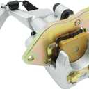 M MATI Rear Brake Caliper & Pads Assembly for Yamaha ATV Raptor 125 250 350 YFM125 250 350 with Parking Brake 5YT-2580W-10-00 5YT-2580W-00-00
