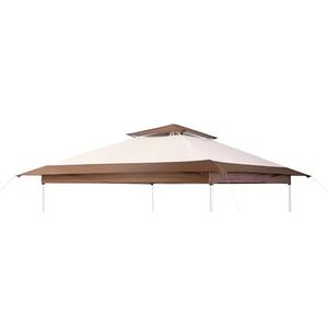 Canopy Replacement Cover Compatible with OUTFINE 12'x12', Compatible with HOTEEL 12'x12',Compatible with COBIZI 12x12, Compatible with SANOPY 12x12FT Gazebo, Canopy Cover ONLY,(Beige/Brown)