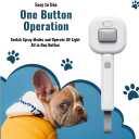 FurBuddies (Abandoned Pets Charity 4-in-1 Pet Steam Brush Ultra Quiet Technology  Groom, De-Shed & Hydrate | Cool Mist, Self-Cleaning, UV Light, USB-C Rechargeable Grooming Tool for Cats & Dogs