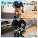 Bench Vise 2.5 inch Table Clamp On Vise,360 Swivel Base Heavy Duty Home Vice Bench Vise For Workbench Clamp Vise for Woodworking,Metalworking, Cutting Conduit, Drilling, Sawing