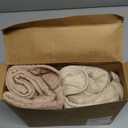 KeaBabies 2-Pack Hooded Baby Towels for Newborn - 30x30 Soft & Absorbent Viscose from Bamboo Baby Bath Towels with Hood for Infant, Toddler, Kids, Boys, Girls, Newborn Bath Essentials (Almond, Petite)