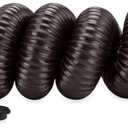 Camco RhinoFLEX 15-Ft Camper/RV Sewer Hose Kit - Features Clear Elbow Fitting w/Removable 4-in-1 Adapter - Connects to 3 Slip or 3/3.5/4 NPT Threaded Sewer Connection (39761)