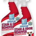 OUT! PetCare Pet Odor & Stain Remover Spray, Carpet & Floor Cleaner, Deodorizer for Dogs & Cats, Made in USA, 32 fl oz (2 Pack)