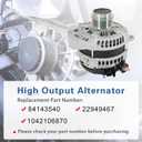 Alternator High Output 170 AMP 12V Fit for 2014-2018 Chevy Silverado 1500