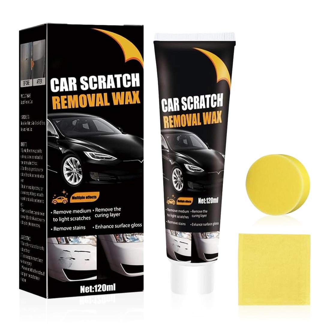 Scratch Remover for Vehicles, 2025 Upgrade Car Scratch Remover Kit with Wipe Sponge, Car Polishing Wax Scratch Remover for Deep Scratches (1 PCS)
