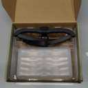 Professional Magnifying Glasses Headset with 5 Detachable Lenses 0.75X-4.0X & 3 LED Lights, Rechargeable Hands-Free Headband Magnifier for Close Work, Jewelry Crafts Hobby (Black)