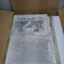 Shoe Storage, 12 Pack X-Large Shoe Organizer for Closet, Shoe Boxes Clear Plastic Stackable Shoe Storage Boxes for Size 13 (White)