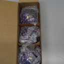 UXCell 3Pcs Decorative Glass Orbs 3.15 Inch Centerpiece Balls for Decor, Purple