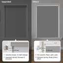 Joydeco 100% Blackout Roller Shades (Pro), 58" W x 75" H, Light Grey