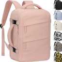 Tenot Carry on Backpack for Women TSA Approved 15.6 Inch Travel Laptop Backpack for Women Travel Essentials Womens Travel Backpack Suitcase Pink