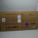 UMIACOUSTICS 4 PCS Acoustic Wall Panels, 2 Thick 23.6" x 11.8" Fiberglass Recording Studio Acoustical Treatments Panels, Self-adhesive Sound Absorbing Panels for Studios, Office, Home Theater, Beige