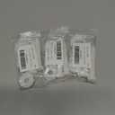 3 x 2 Pcs Toilet Seat Screws for Replacement Kit, Plastic Nuts and Washers for Fixing The Top Toilet Seat