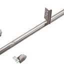 Knape & Vogt 1175P ZC 22 22-5/8" Zinc Single Track Drawer Slide