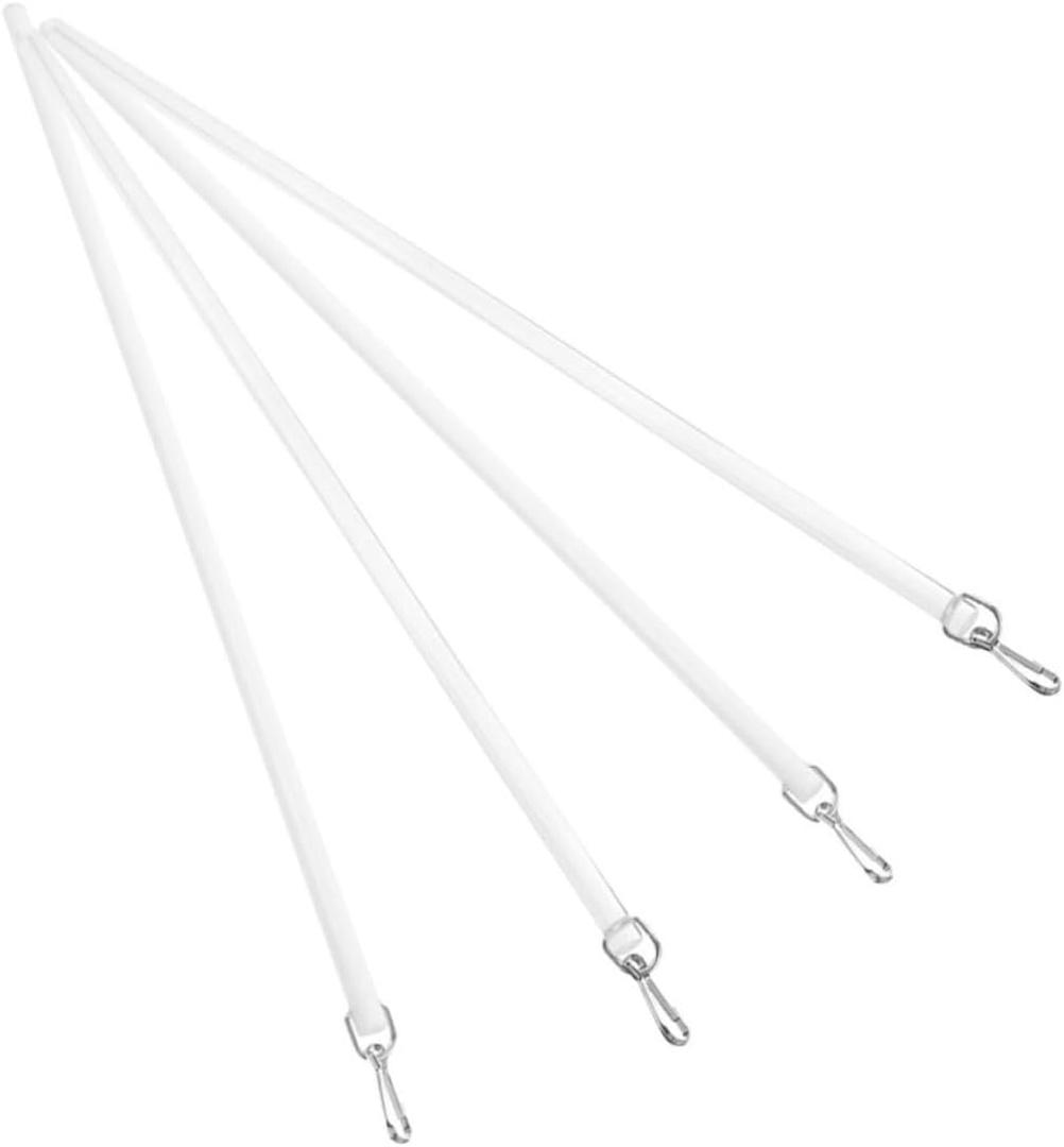 4pcs Curtain Pull Wand for Drapery Blind Replacement Rods Easy Install Blind Rod Handles for