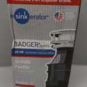 InSinkErator Badger 5 Garbage Disposal, Standard Series 1/2 HP Continuous Feed Food Waste Disposer, Black, Set of 1