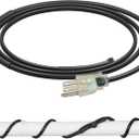 DEWENWILS 3FT Heat Tape for Water Pipes, 120V Heat Tape for Pipes at -40F, Pipe Heat Tape with Thermostat, Pipe Heat Tape, CSA/ETL Listed