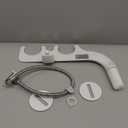 SAMODRA Ultra-Slim Bidet Attachment for Toilet - Self Cleaning Nozzle Hygienic Bidets for Existing Toilets - Adjustable Water Pressure Fresh Water Sprayer Toilet Bidet - Easy to Install (Rose Gold)