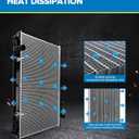 PHILTOP Radiator Complete Radiator Compatible with F350 Super Duty 1999-2004, F250 Super Duty 1999-2004, Excursion 2000-2005 5.4L 29-3/4"W 26-7/16"H