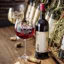 Swanfort 71th Birthday Gifts for Women, Vintage 1955 Wine Glass, 71th Birthday Decorations for Women, Meaningful 71th Gifts, Funny 71 Year Old Birthday Gift, Turning 71 Present for Her.